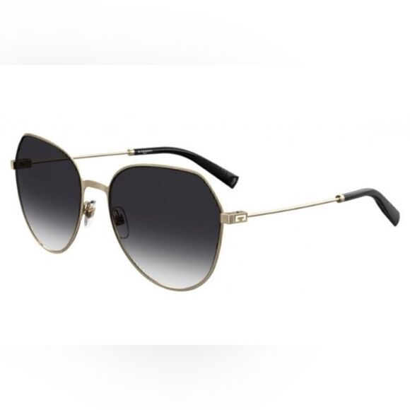 Givenchy NWT gv7158/s 60/19 Butterfly Gold Frame Grey Lens Sunglasses main image 7